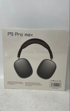 Load image into Gallery viewer, Black P9 Pro Max Noise-Cancelling Wireless Bluetooth Headphones With Box
