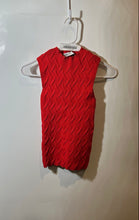 Load image into Gallery viewer, Zara Womens Red Sleeveless Mock Neck Knitted Pullover Tank Top Size Small
