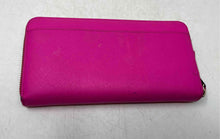 Load image into Gallery viewer, Kate Spade Womens Dark Pink Saffiano Leather Continental Zip-Around Wallet
