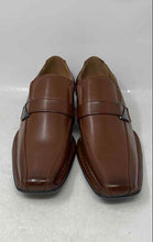 Load image into Gallery viewer, Bruno Marc Mens Brown Leather Slip-On Square Toe Loafer Dress Shoes Size 10
