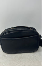 Load image into Gallery viewer, Zara Womens Black Leather Adjustable Strap Zip Top Lined Crossbody Bag

