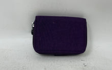 Load image into Gallery viewer, Kipling Womens Purple ID Window Zip Compartment Snap Trifold Wallet
