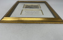 Load image into Gallery viewer, Framed 1985 Ronald Reagan White House Art Holiday Greeting Card Blue Room Paper
