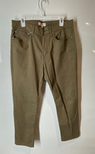 Load image into Gallery viewer, Lucky Brand Mens Brown Dark Wash Stretch Pockets Cropped Jeans Pants Size 33X30
