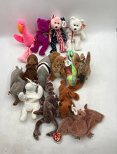 Load image into Gallery viewer, Set Of Thirteen Collection Of Multicolor Collectible 14 Pcs Ty Beanie Babies
