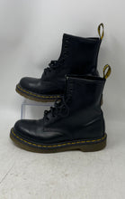 Load image into Gallery viewer, Dr. Martens Womens 1460 Black Leather 8-Eye Lace-Up Ankle Combat Boots Size 7
