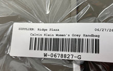 Load image into Gallery viewer, Calvin Klein Womens Mica Gray Adjustable Strap Convertible Crossbody Handbag
