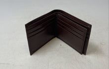 Load image into Gallery viewer, Croft &amp; Barrow Mens Brown Leather Multiple Card Slots Bifold Wallet
