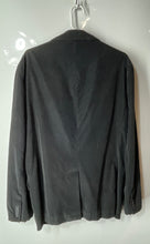Load image into Gallery viewer, Armani Exchange Mens Black Long Sleeve Single-Breasted Peak Lapel Blazer Size L
