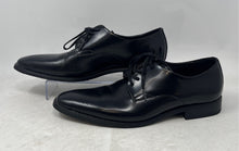 Load image into Gallery viewer, Calvin Klein Mens Ramses Black Leather Textured Lace-Up Oxford Dress Shoes Sz 9
