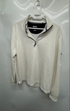 Load image into Gallery viewer, DKNY Mens White Long Sleeve Quarter-Zip Pullover Sweater Size Large

