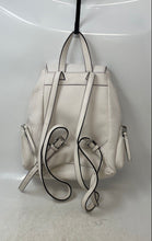 Load image into Gallery viewer, Michael Kors Womens Abbey White Perforated Leather Adjustable Strap Backpack
