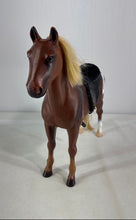 Load image into Gallery viewer, Our Generation 20-Inch English-Style Saddle Brown And White Toy Horse
