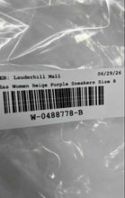 Load image into Gallery viewer, Adidas Womens Ozmillen Beige Purple Low Top Lace-Up Sneakers Shoes Size 8
