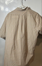 Load image into Gallery viewer, Brooks Brothers Mens Brown Plaid Print Slim Fit Non-Iron Button-Up Shirt Size XL
