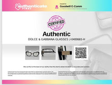 Load image into Gallery viewer, Authentic Dolce &amp; Gabbana Women's Black Glasses

