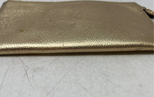 Load image into Gallery viewer, Michael Kors Womens Gold Pebbled Leather Zipper Inner Pocket Wristlet Wallet

