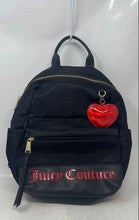 Load image into Gallery viewer, Juicy Couture Womens Black Red Zipper Adjustable Strap Top Handle Backpack
