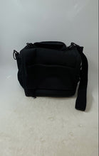 Load image into Gallery viewer, Hydra Cup Unisex Black Adjustable Strap Outer Pockets Lined Zip-Around Lunch Bag
