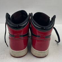 Load image into Gallery viewer, Authentic Nike Kids Jordan 1 Retro High OG Black Red Sneaker Shoes Size 5.5Y
