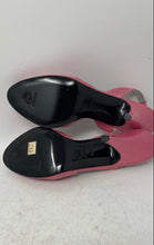 Load image into Gallery viewer, Pempinello Womens Pink Snakeskin Print Leather Slingback Sandals Size EUR 38
