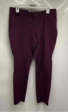 Load image into Gallery viewer, Gap Womens Purple Flat Front Slim City Skinny Leg Ankle Pants Size 14
