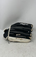 Load image into Gallery viewer, Rawlings HFP120BW Black White All Leather Shell 12 Inch Baseball Glove
