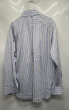 Load image into Gallery viewer, English Laundry Mens Purple Striped Long Sleeve Dress Shirt Size L 17.5 34/35
