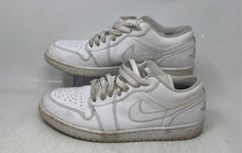 Load image into Gallery viewer, Nike Mens Air Jordan 1 Low White Low Top Lace-Up Sneakers Shoes Size 11
