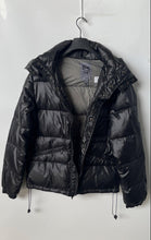 Load image into Gallery viewer, Homini Emerito Mens Black Quilted Pockets Long Sleeve Puffer Jacket Size S
