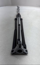 Load image into Gallery viewer, Silver-Tone Gray Aluminum Telescope Equatorial Mount Adjustable Tripod
