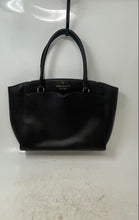 Load image into Gallery viewer, Kate Spade Womens Frannie Black Leather Double Handle Zip Top Satchel Bag
