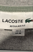 Load image into Gallery viewer, Lacoste Mens Gray Heather Short Sleeve Collared Regular Fit Polo Shirt Size M
