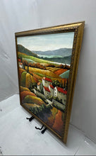 Load image into Gallery viewer, Tuscan Style Landscape Painting By The Artist Cris Alison Signed And Framed
