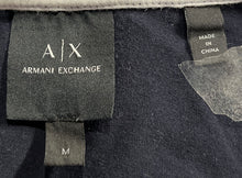 Load image into Gallery viewer, Armani Exchange Mens Black Short Sleeve Collared Polo Shirt Size Medium
