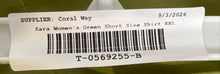 Load image into Gallery viewer, Zara Womens Green Pleated Front Slash Pocket Regular Fit Chino Shorts Size XXL
