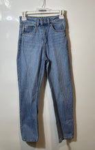 Load image into Gallery viewer, H&amp;M Womens Blue Medium Wash Pockets Denim Straight Leg Jeans Size 2
