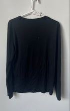Load image into Gallery viewer, Banana Republic Mens Black Cotton Long Sleeve Pullover Sweater Size Medium
