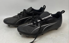 Load image into Gallery viewer, Puma Boys Ultra Play 5 FG AG 107695-02 Black White Lace-Up Soccer Cleats Sz 4.5
