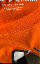 Load image into Gallery viewer, Psycho Bunny Mens Orange Pima Cotton Crew Neck Carson Graphic T-Shirt Size 6
