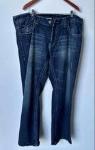 Load image into Gallery viewer, True Religion Womens Blue Denim Pockets Straight Leg Bootcut Jeans Size 42
