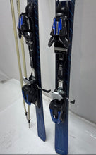 Load image into Gallery viewer, Atomic Unisex Adults Blue And Black Skis &amp; Poles Binding Set With Carrying Case
