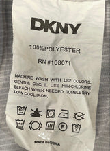 Load image into Gallery viewer, DKNY Mens Black White Striped Eight-Way Stretch Slim Fit Dress Shirt Size M

