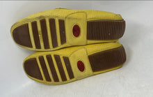 Load image into Gallery viewer, Steve Madden Mens Vaporrr Yellow Perforated Leather Loafer Shoes Size 10.5
