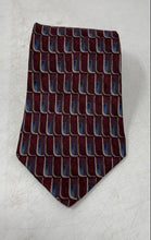Load image into Gallery viewer, Gianfranco Ruffini Mens Multicolor Geometric Silk Adjustable Designer Tie
