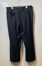 Load image into Gallery viewer, Studio Milano Mens Black Slash Pockets Flat Front Straight Leg Dress Pants 40R
