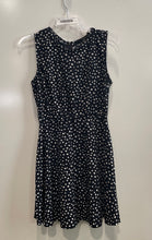 Load image into Gallery viewer, Forever 21 Womens Black White Polka Dot Sleeveless A-Line Dress Size Medium
