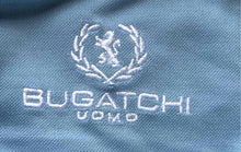 Load image into Gallery viewer, Bugatchi Uomo Mens Blue Short Sleeve Collared Regular Fit Polo Shirt Size Small
