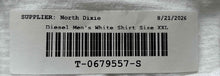 Load image into Gallery viewer, Diesel Mens White Cotton Short Sleeve V-Neck Regular Fit T-Shirt Size XXL
