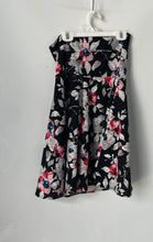 Load image into Gallery viewer, Express Womens Multicolor Floral Sleeveless Strapless Fit &amp; Flare Dress Size 0
